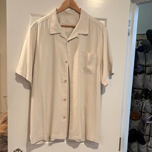 Tommy Bahama Cream Casual Button Down Shirt